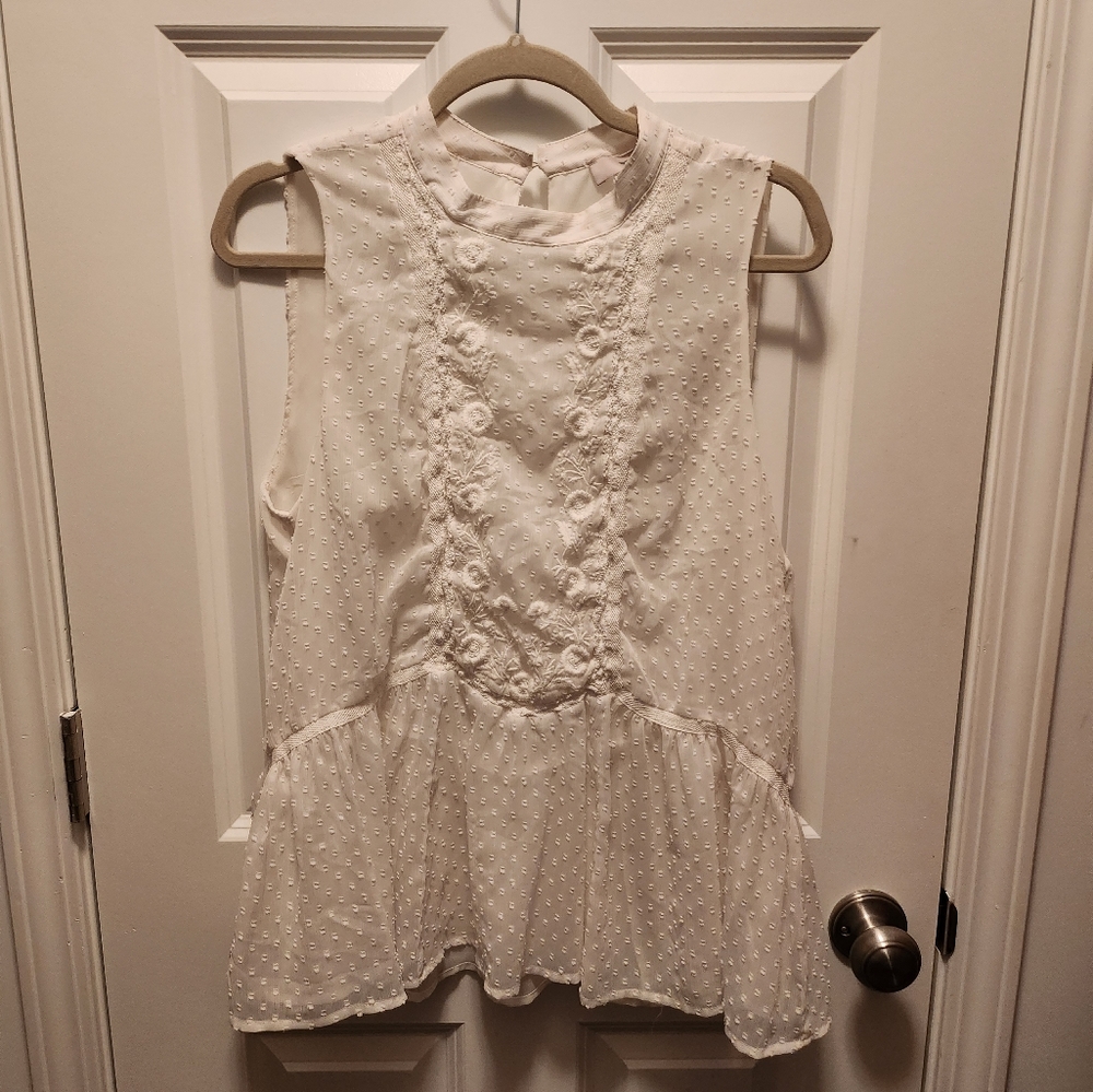 boho loft shirt with embroidery